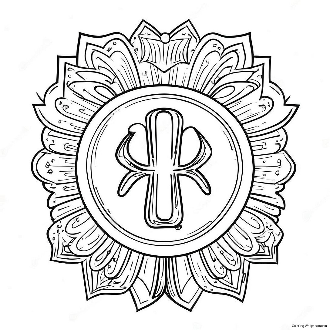 Page À Colorier Logo 4-H 26461