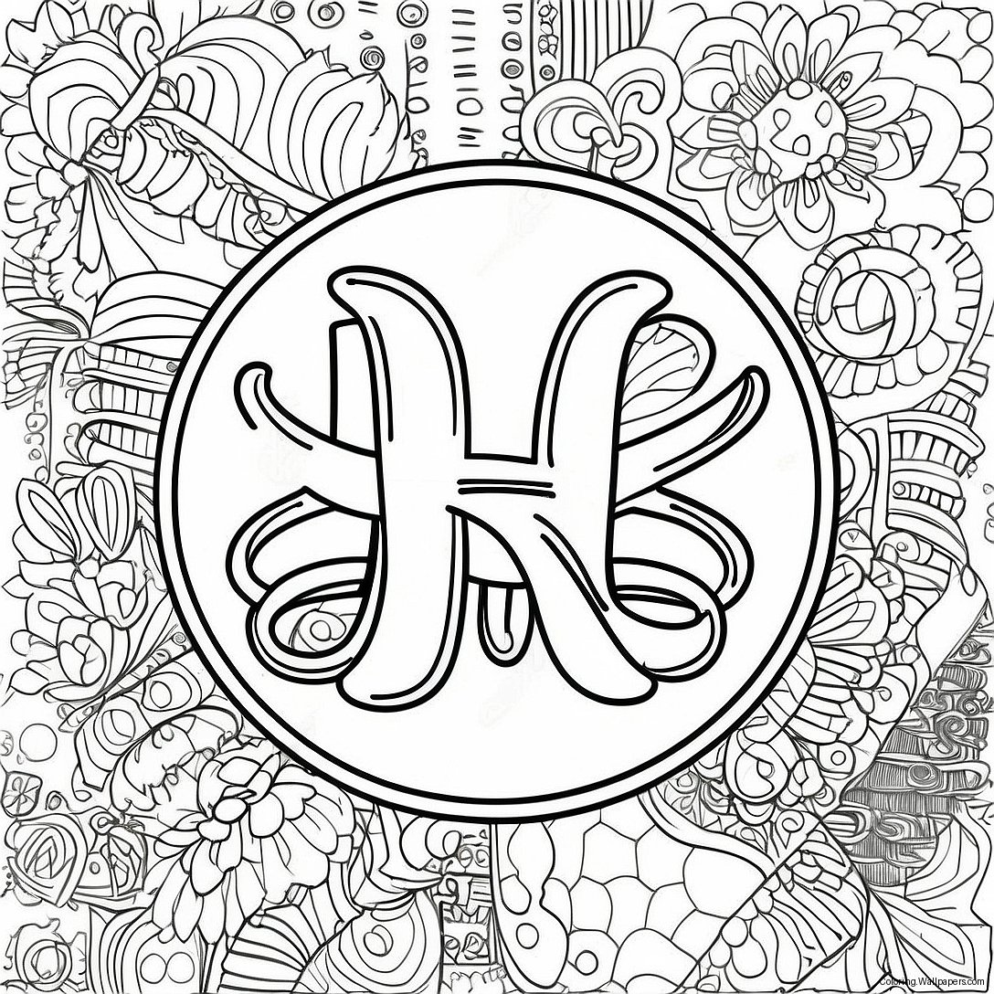 Page À Colorier Logo 4-H 26464