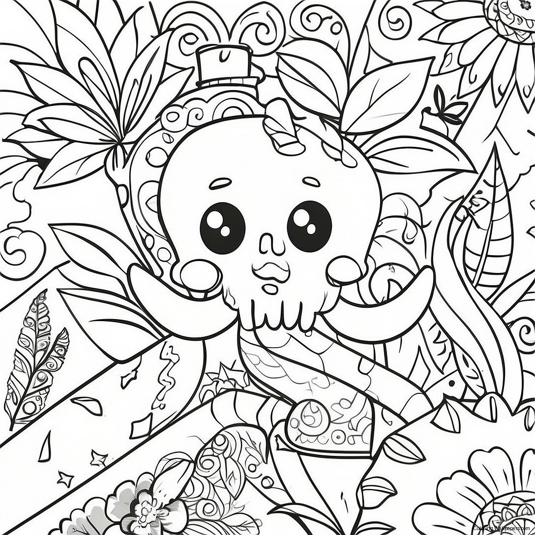 420 Themed Adult Coloring Page 53293