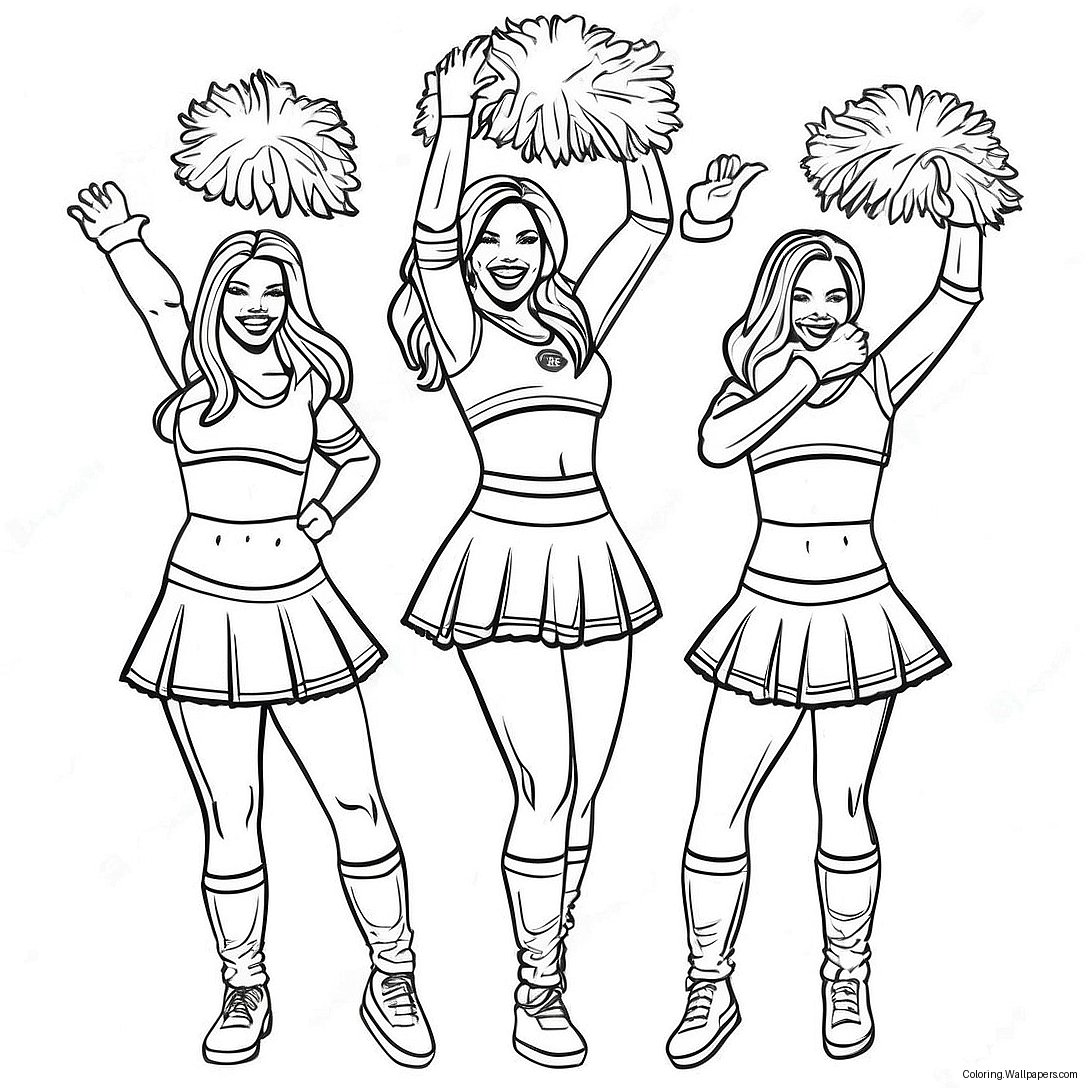 Pagina De Colorat Cheerleaders 49ers 1158