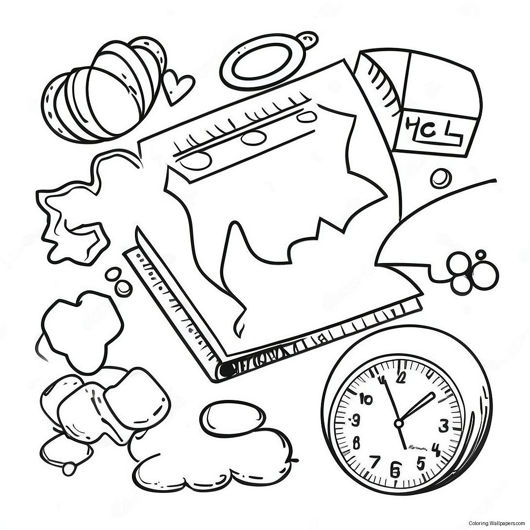 4th Grade Math Coloring Page 6674