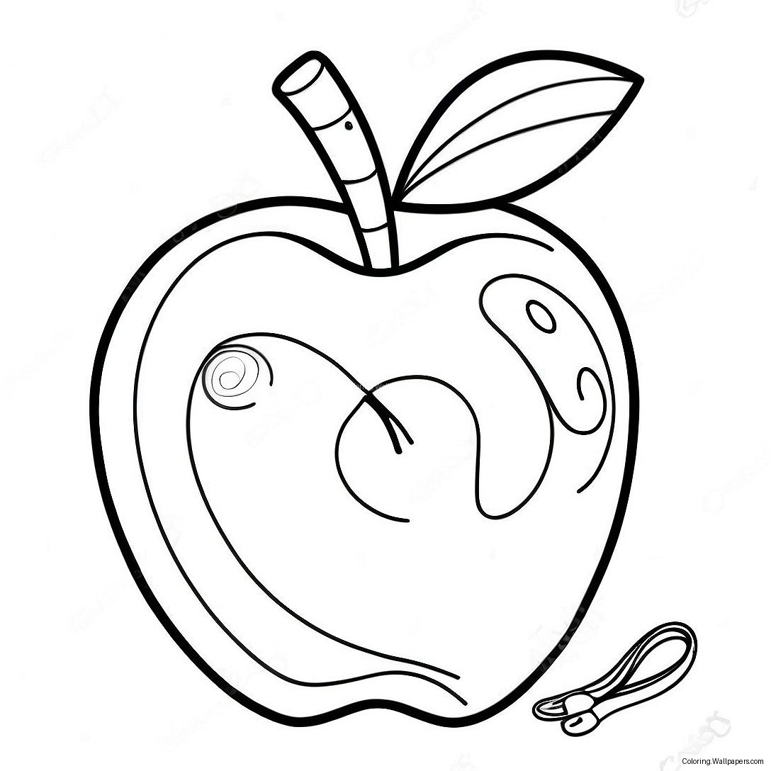 A Is For Apple Coloring Page 31820