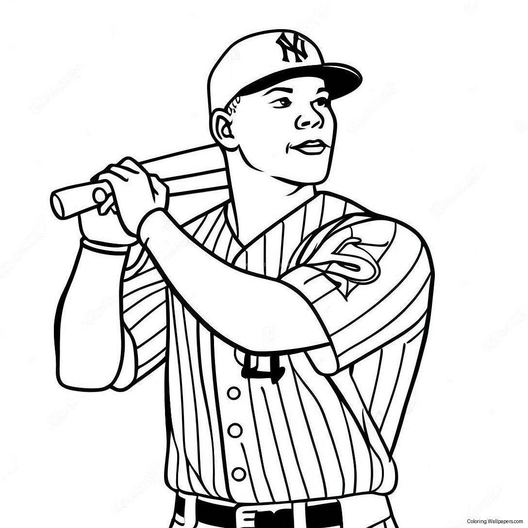 Página Para Colorir Aaron Judge 32899