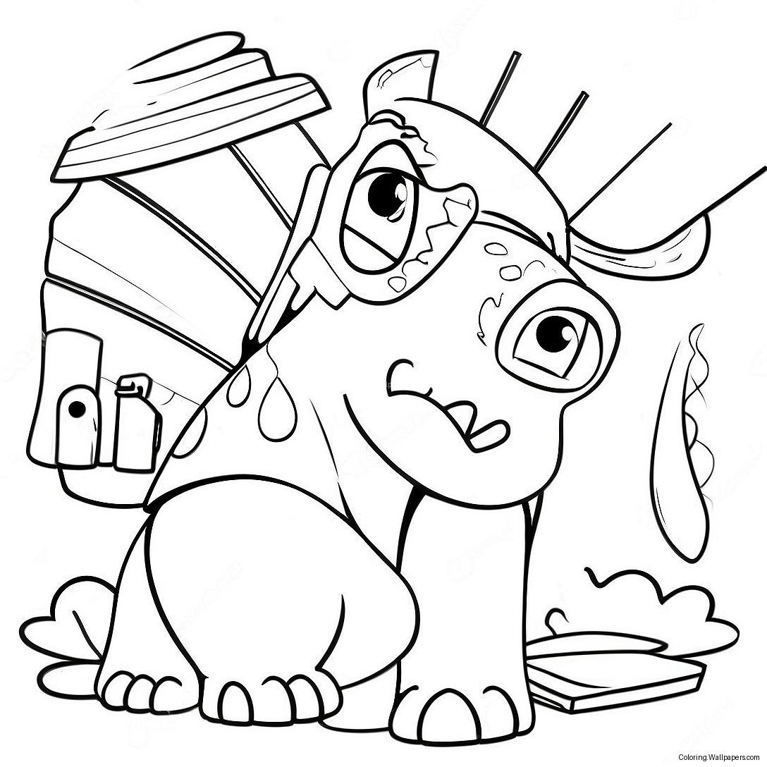 Action Pack Coloring Page 30574