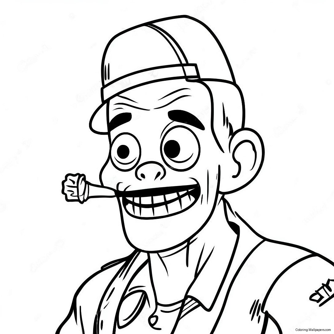 Addison Disney Zombies Coloring Page 27088