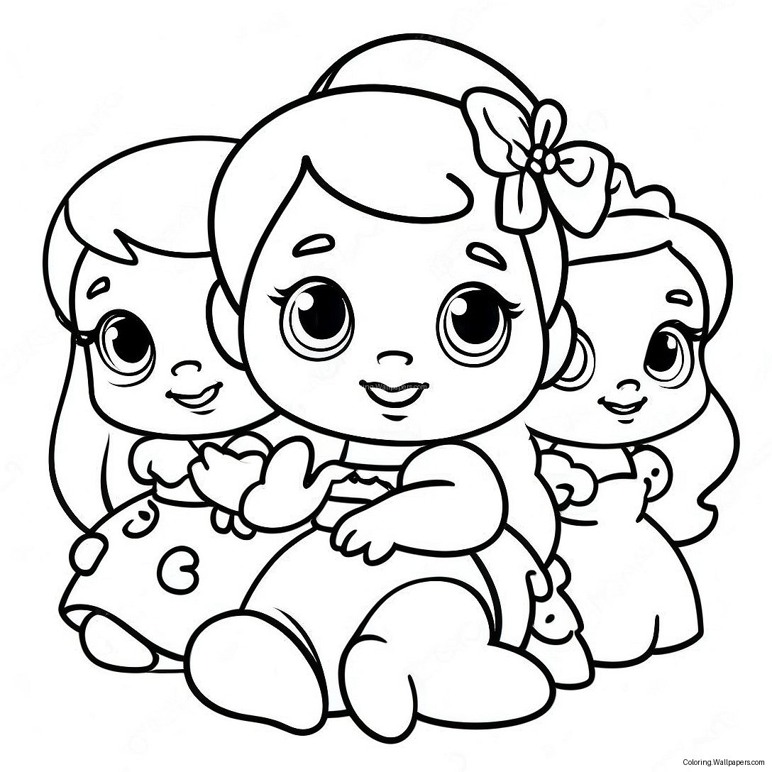 Adorable Baby Disney Princesses Coloring Page 1261