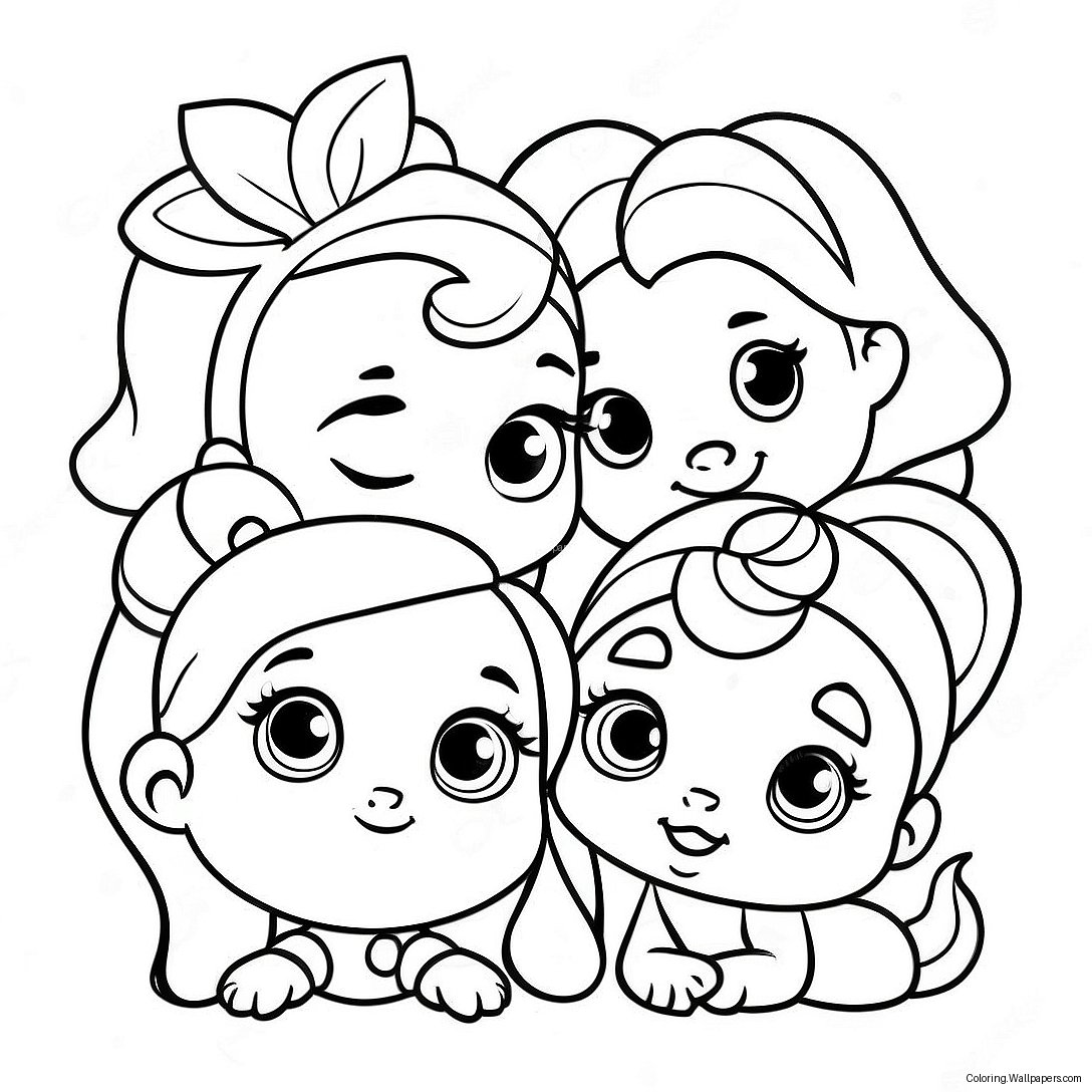 Adorable Baby Disney Princesses Coloring Page 1263