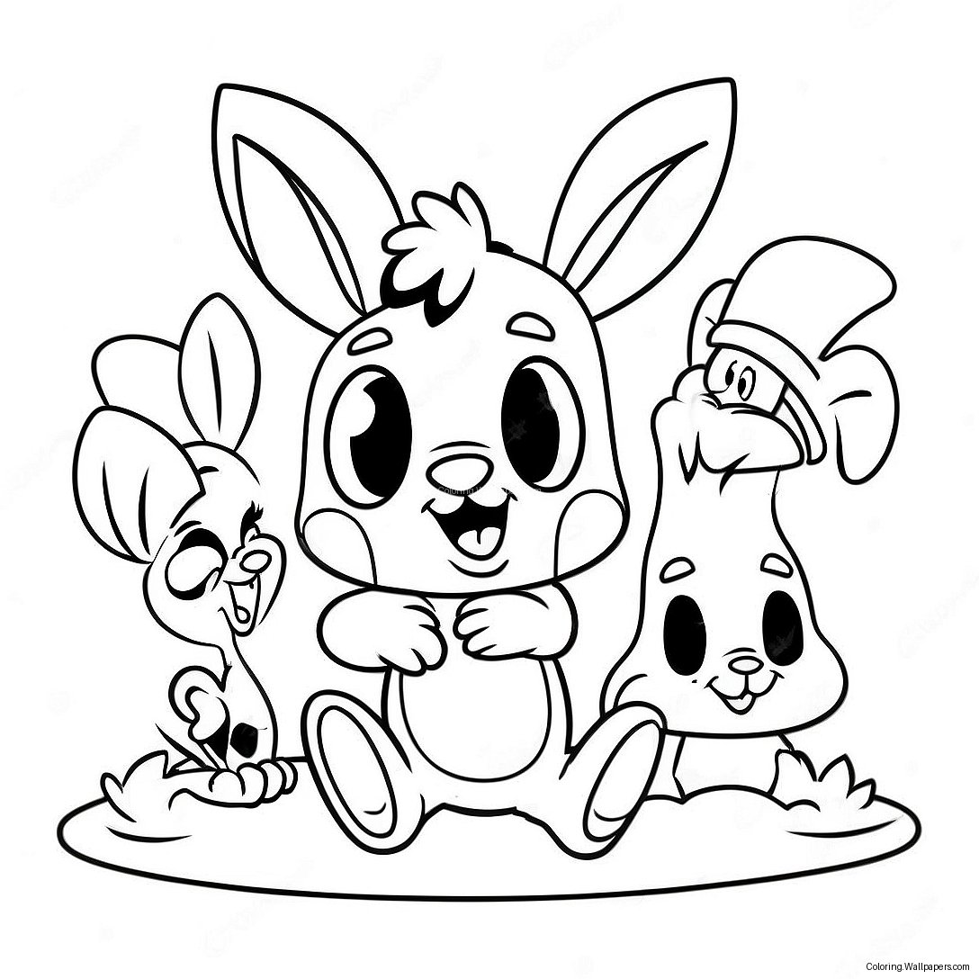 Adorable Baby Looney Tunes Coloring Page 49169