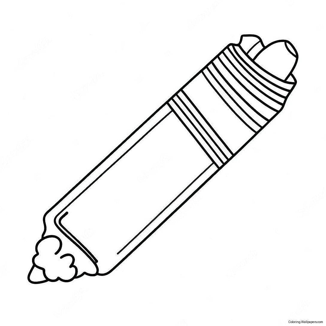 Adorable Pencil And Eraser Coloring Page 25428