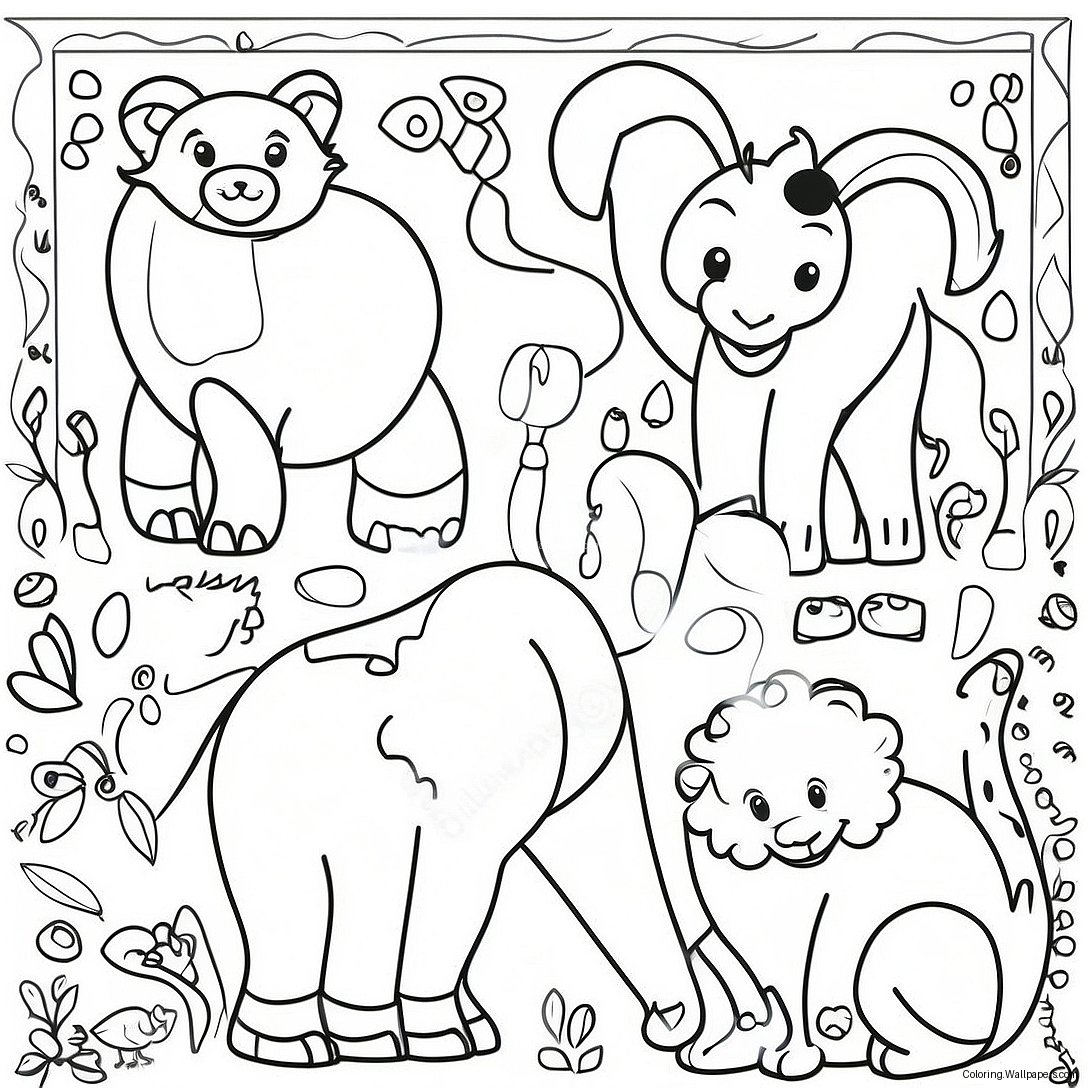 Adult Animals Coloring Page 220