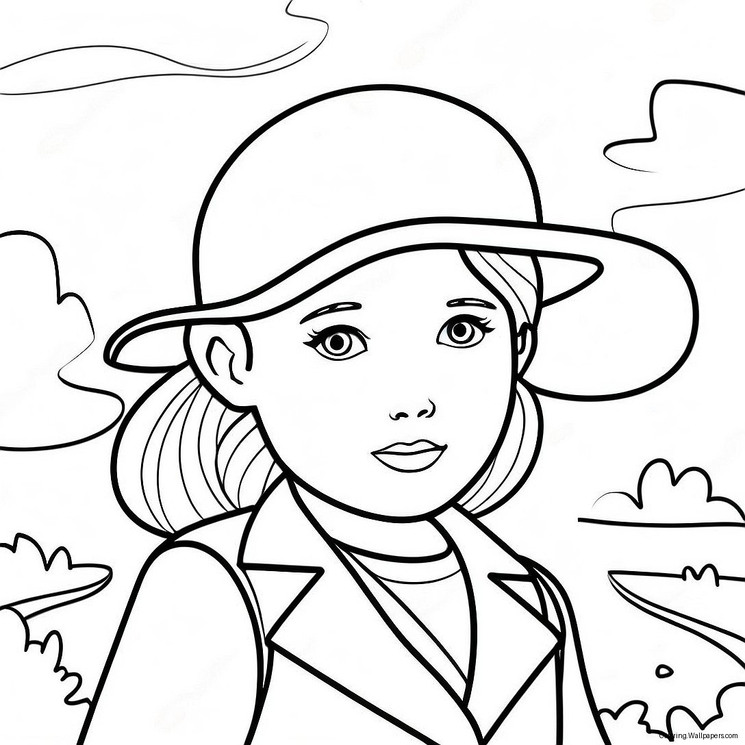 Adventurous Amelia Coloring Page 43315