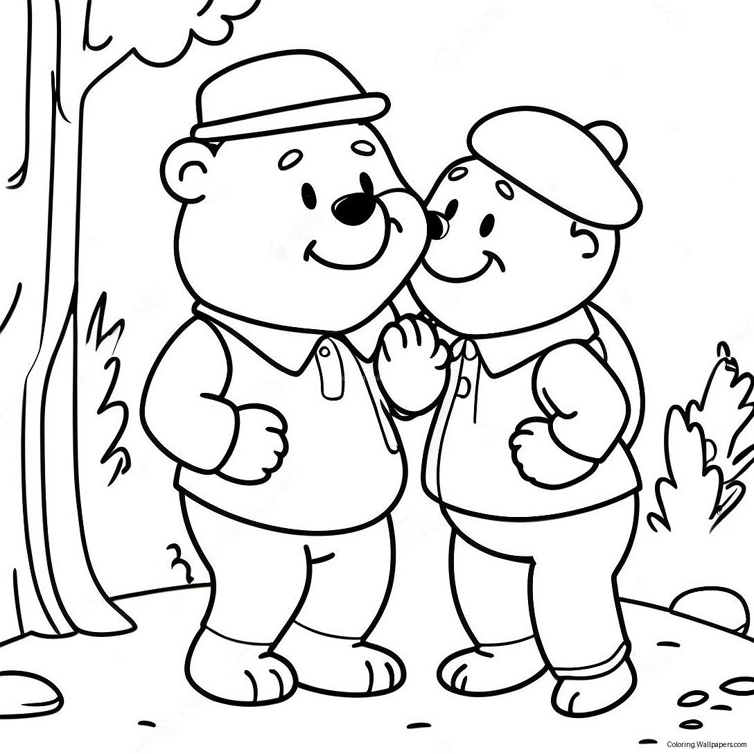 Adventurous Berenstain Bears Coloring Page 6111