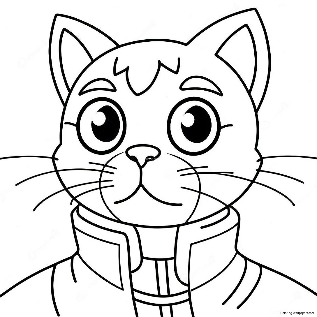 Adventurous Cat Noir Coloring Page 16749