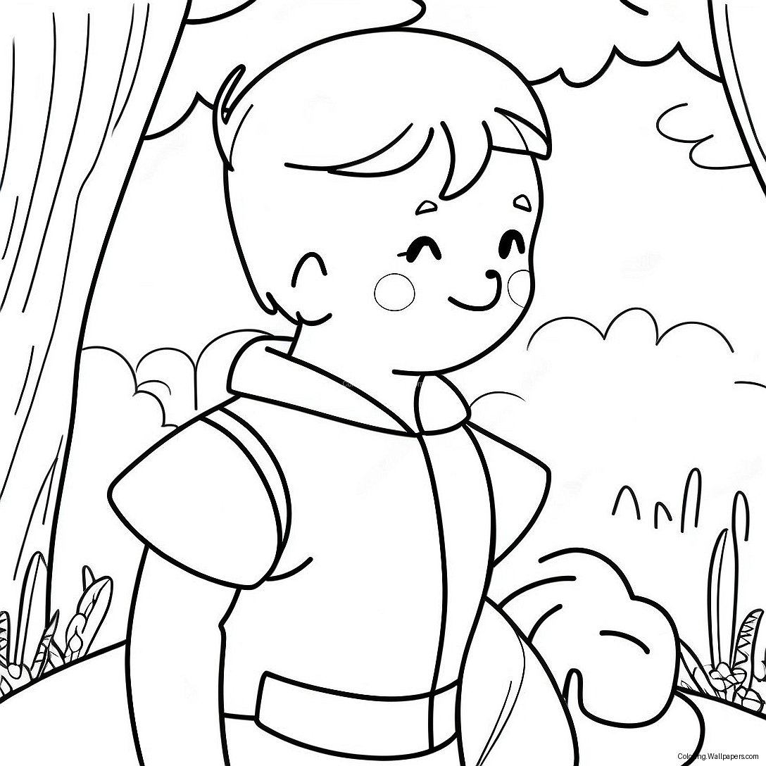 Adventurous Christopher Robin Coloring Page 27192