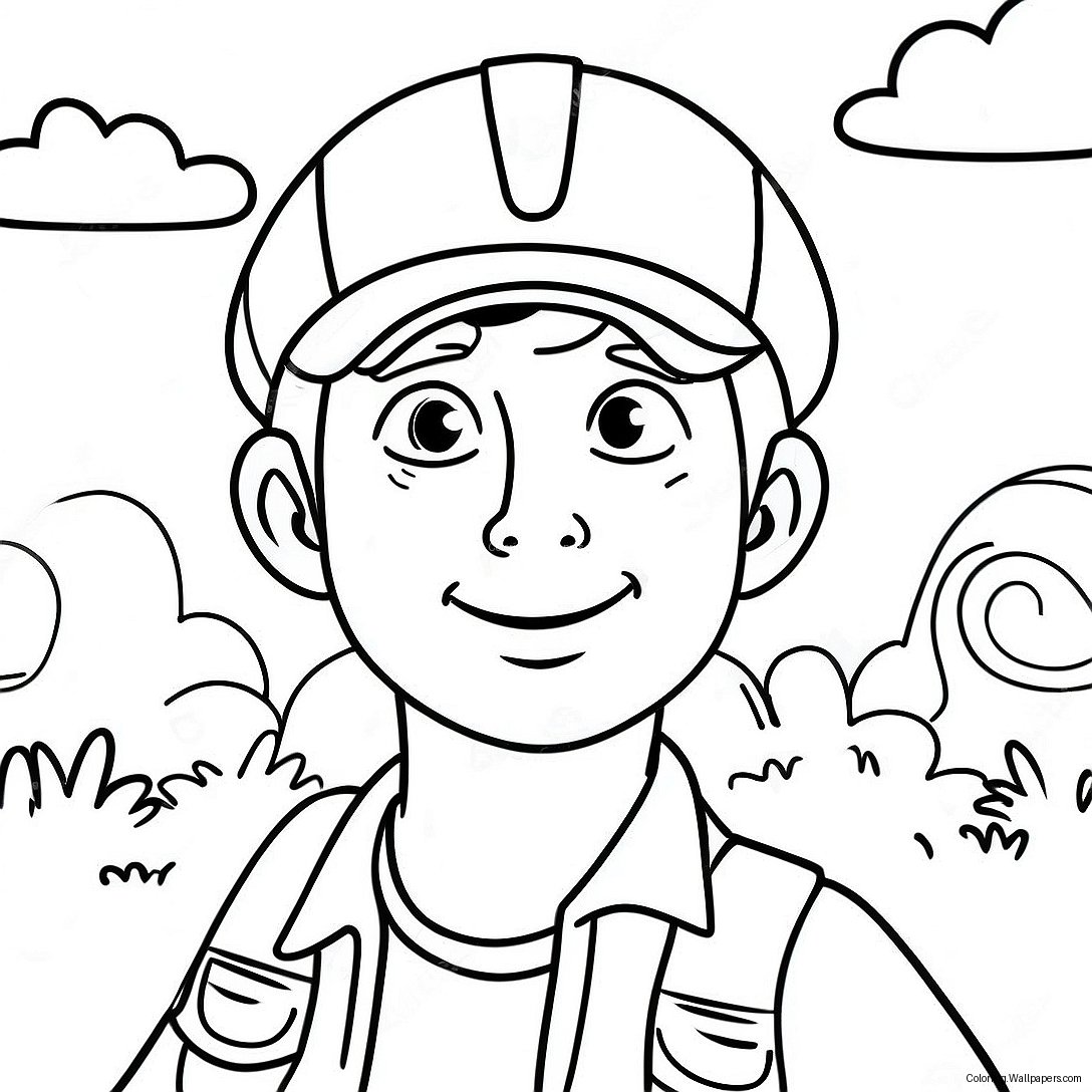 Adventurous Cousin Coloring Page 57768