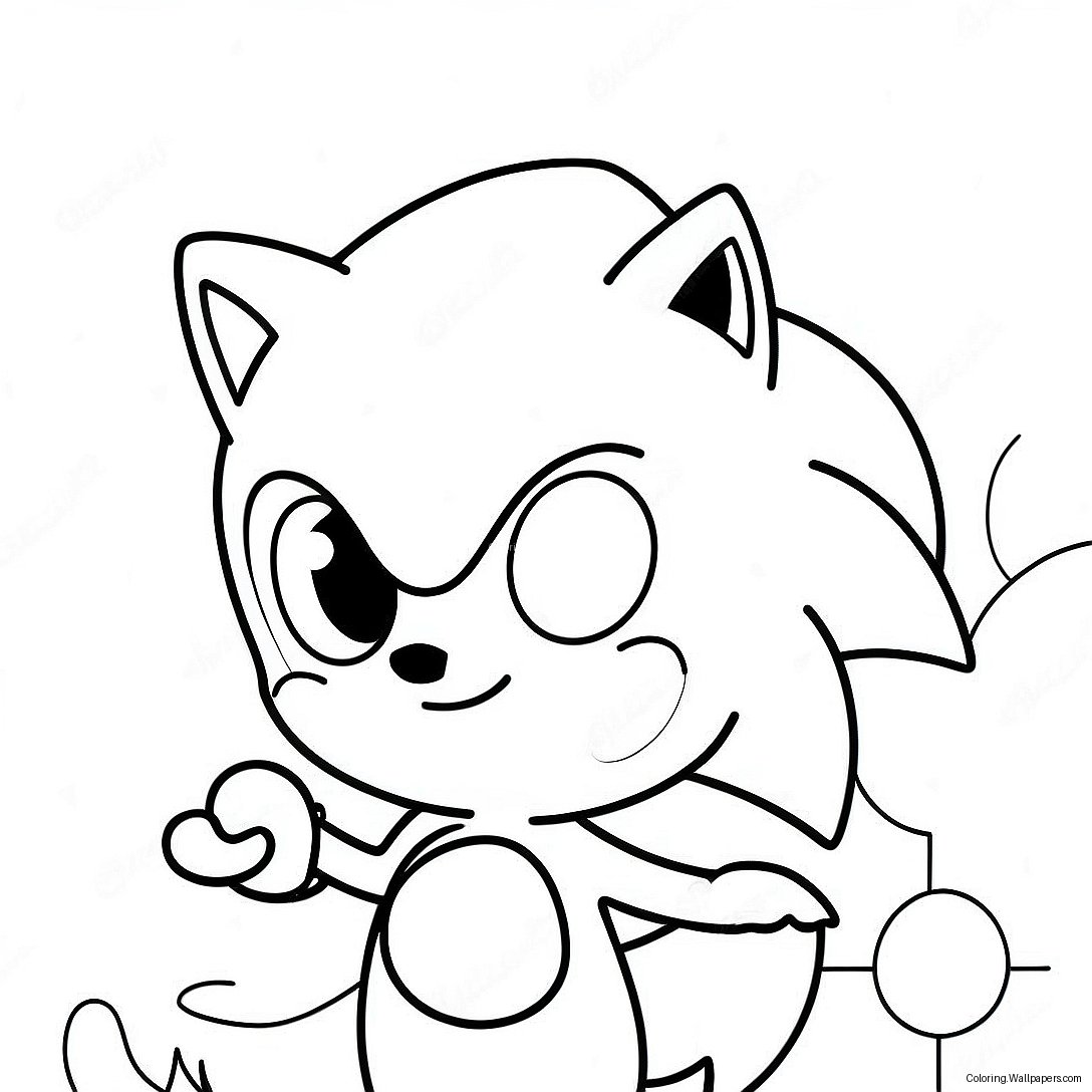 Adventurous Cream Sonic Coloring Page 21043