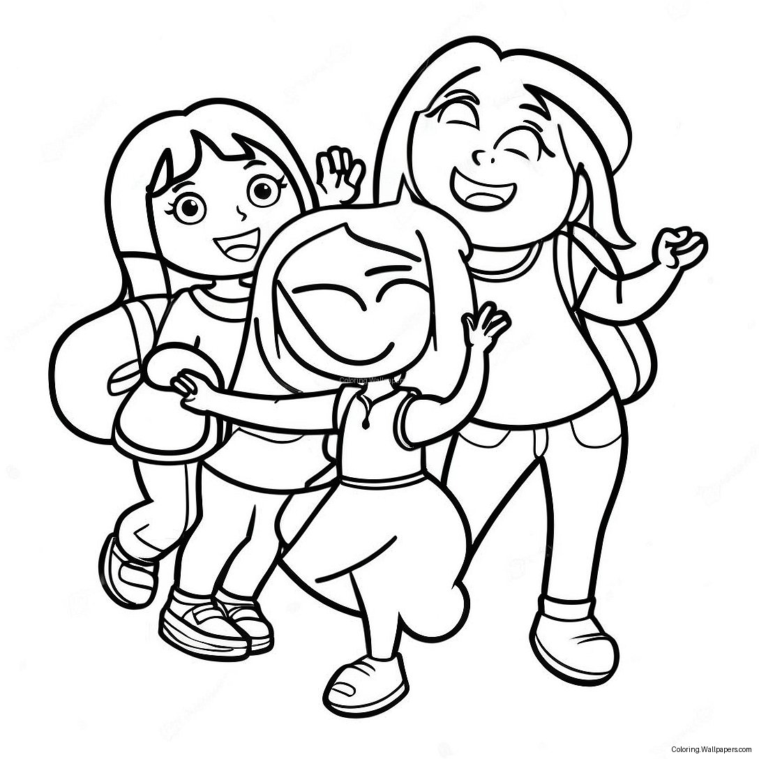 Adventurous Dora And Friends Coloring Page 19739