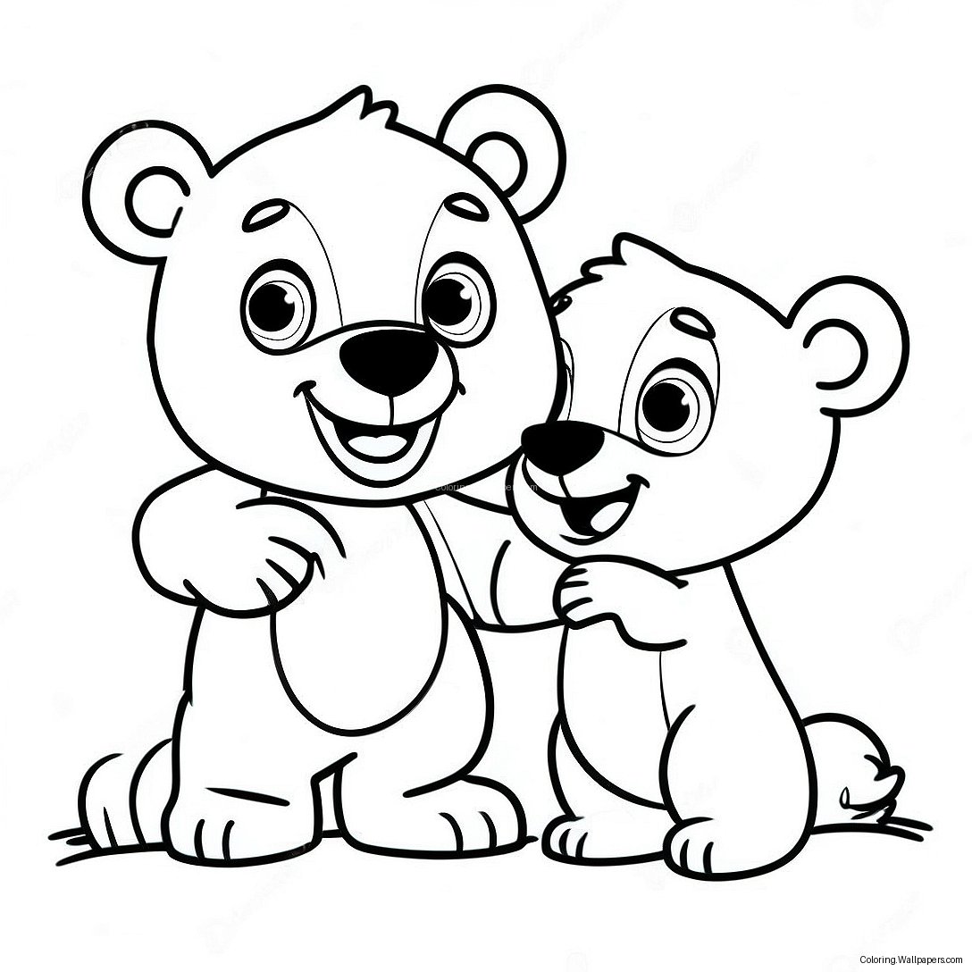 Adventurous Goldie And Bear Coloring Page 57856