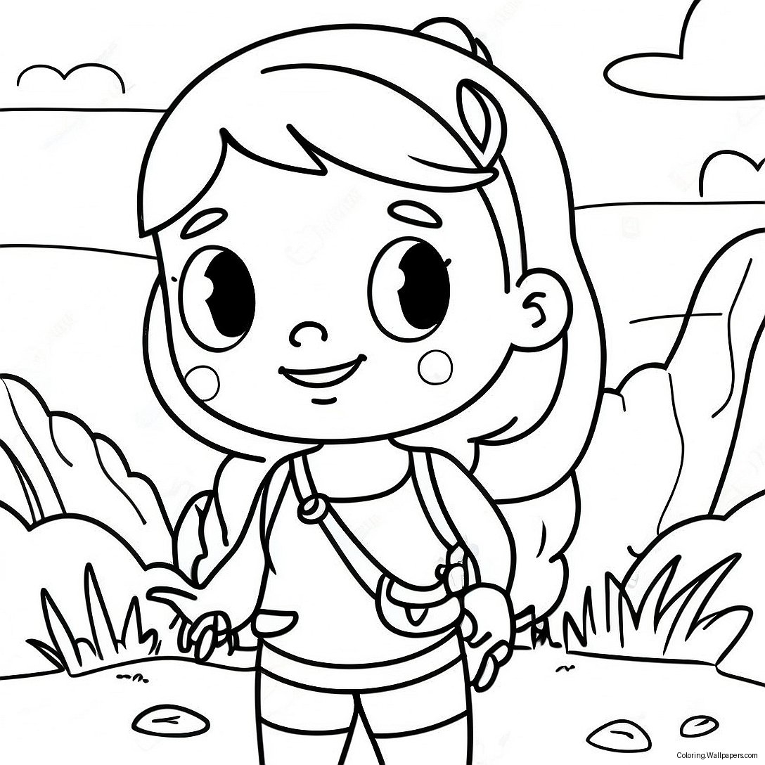 Adventurous Hilda Coloring Page 39545