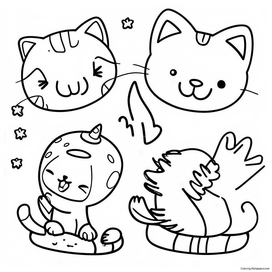 Adventurous Kid-E-Cats Coloring Page 49449