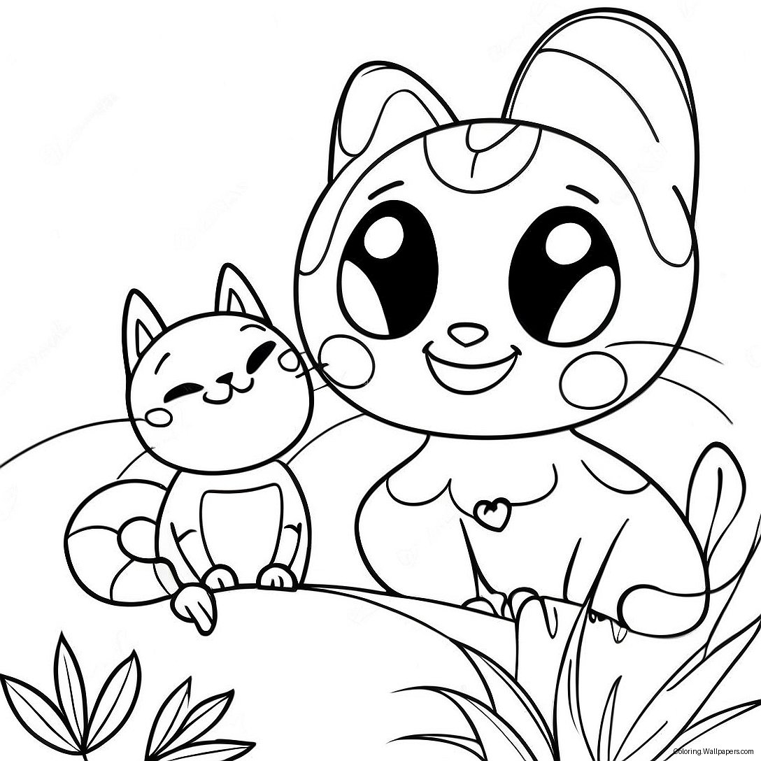 Adventurous Ladybug And Cat Noir Coloring Page 26514