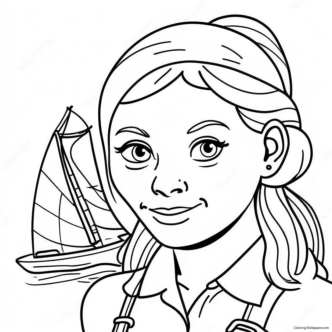 Adventurous Like Nastya Coloring Page 23577