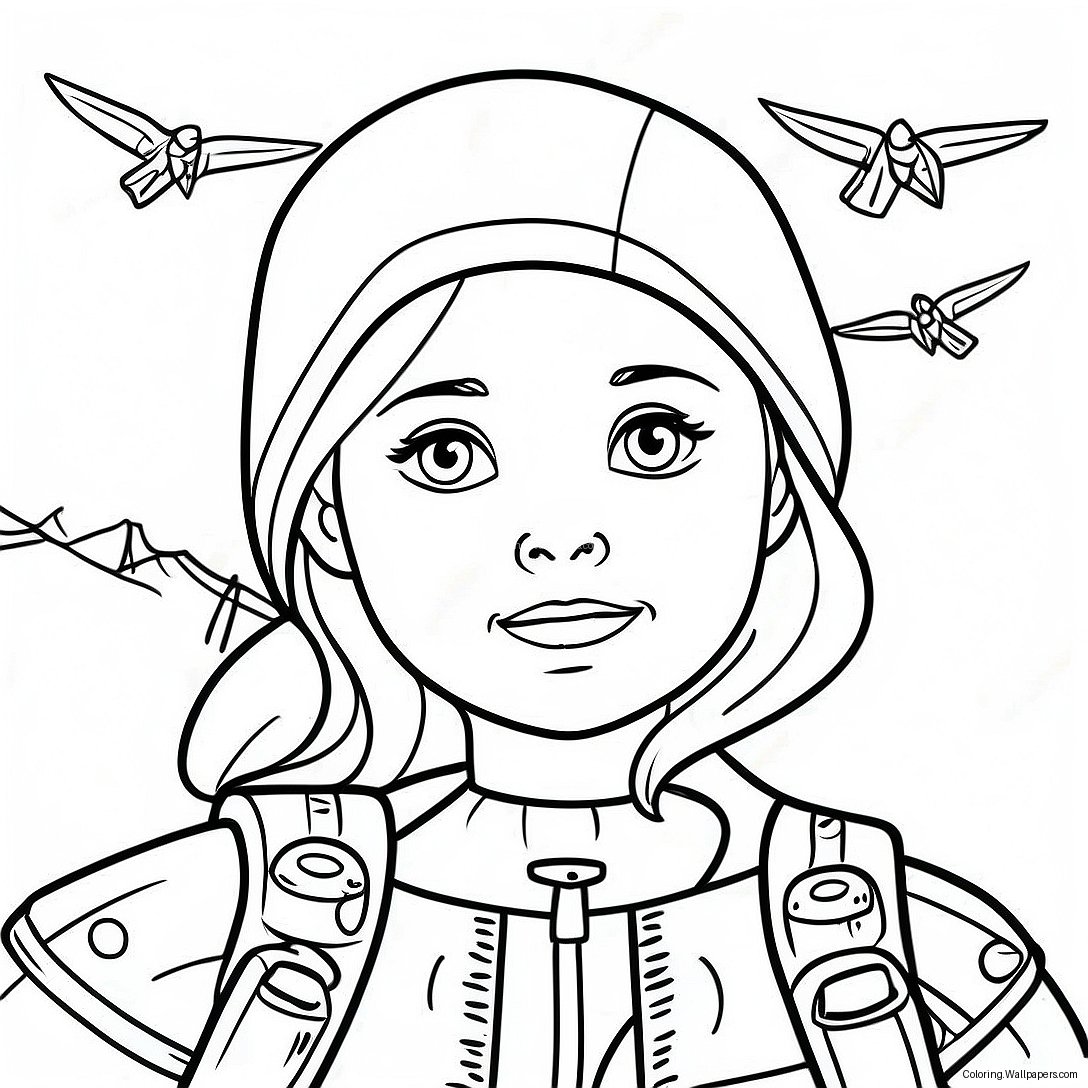 Adventurous Like Nastya Coloring Page 23579