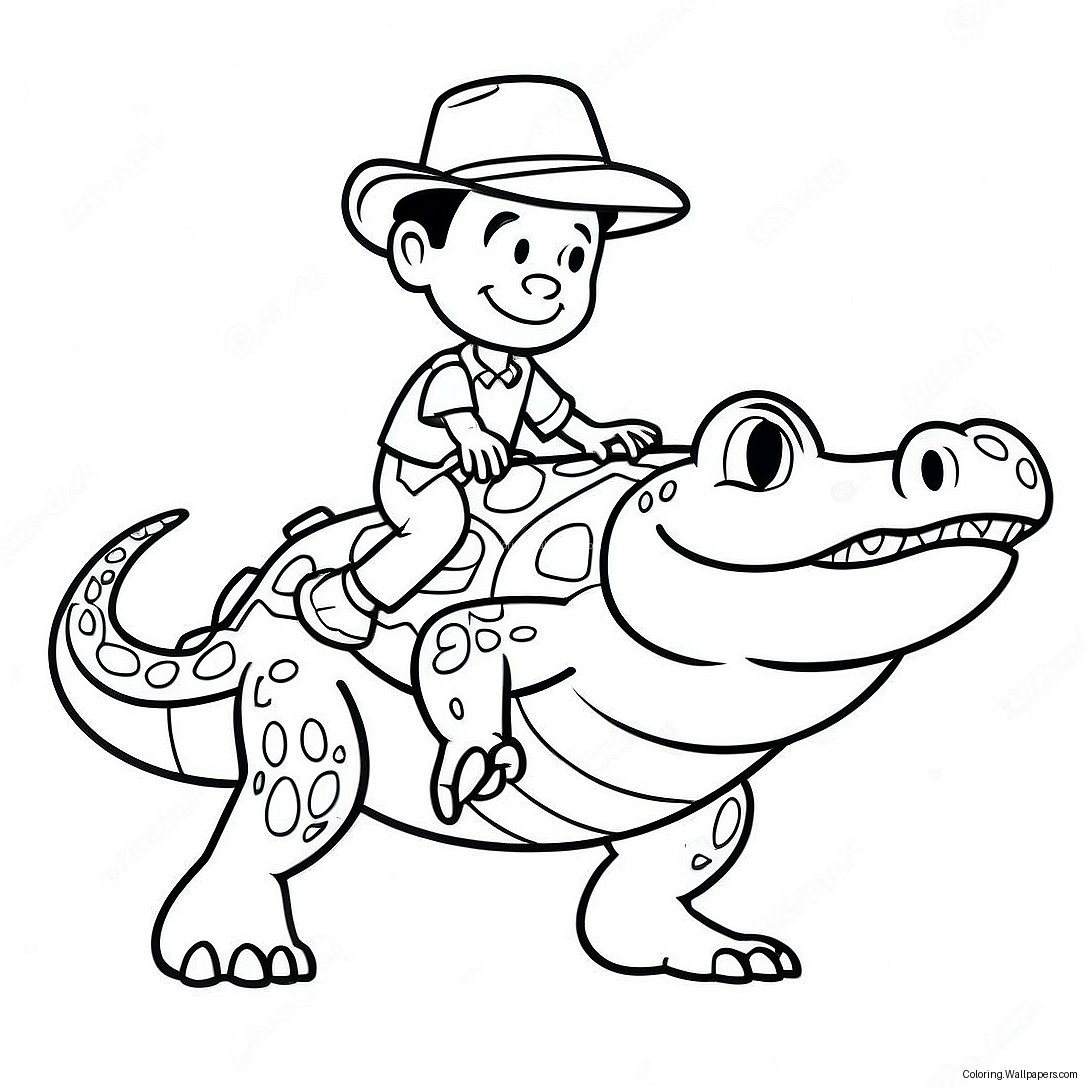 Página Para Colorir Do Lyle Lyle Crocodilo Aventureiro 35920