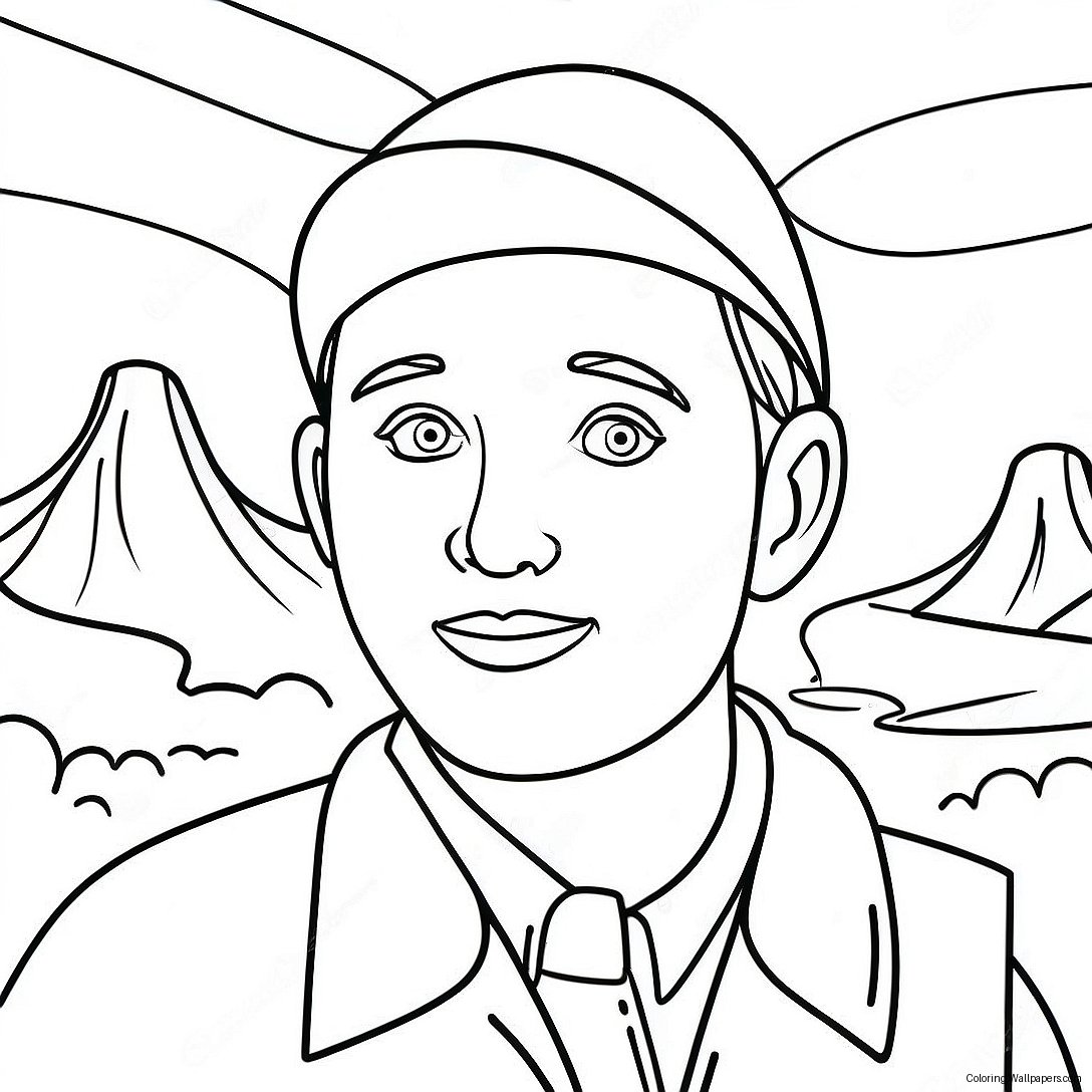 Adventurous Missionary Coloring Page 29163