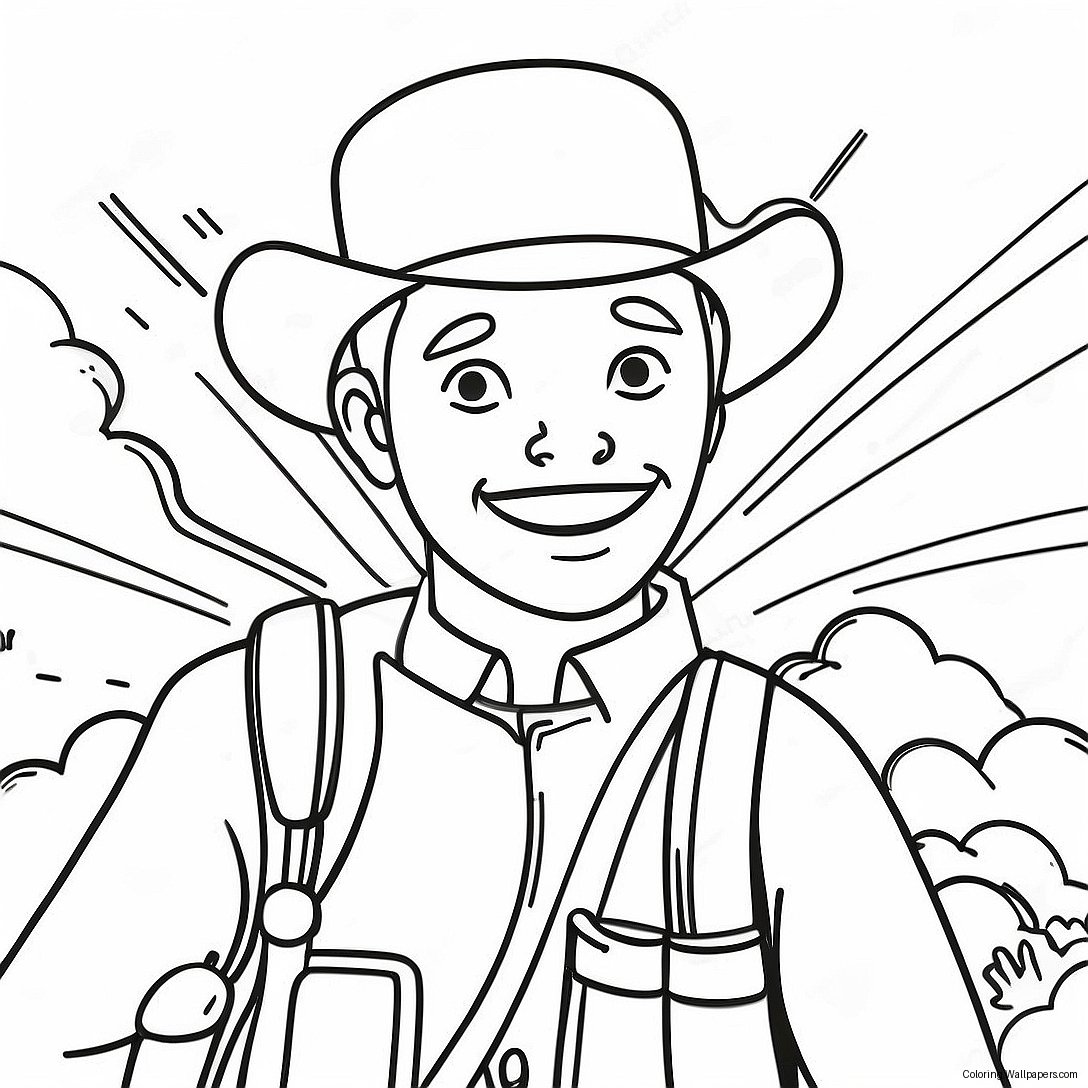 Adventurous Missionary Coloring Page 29164