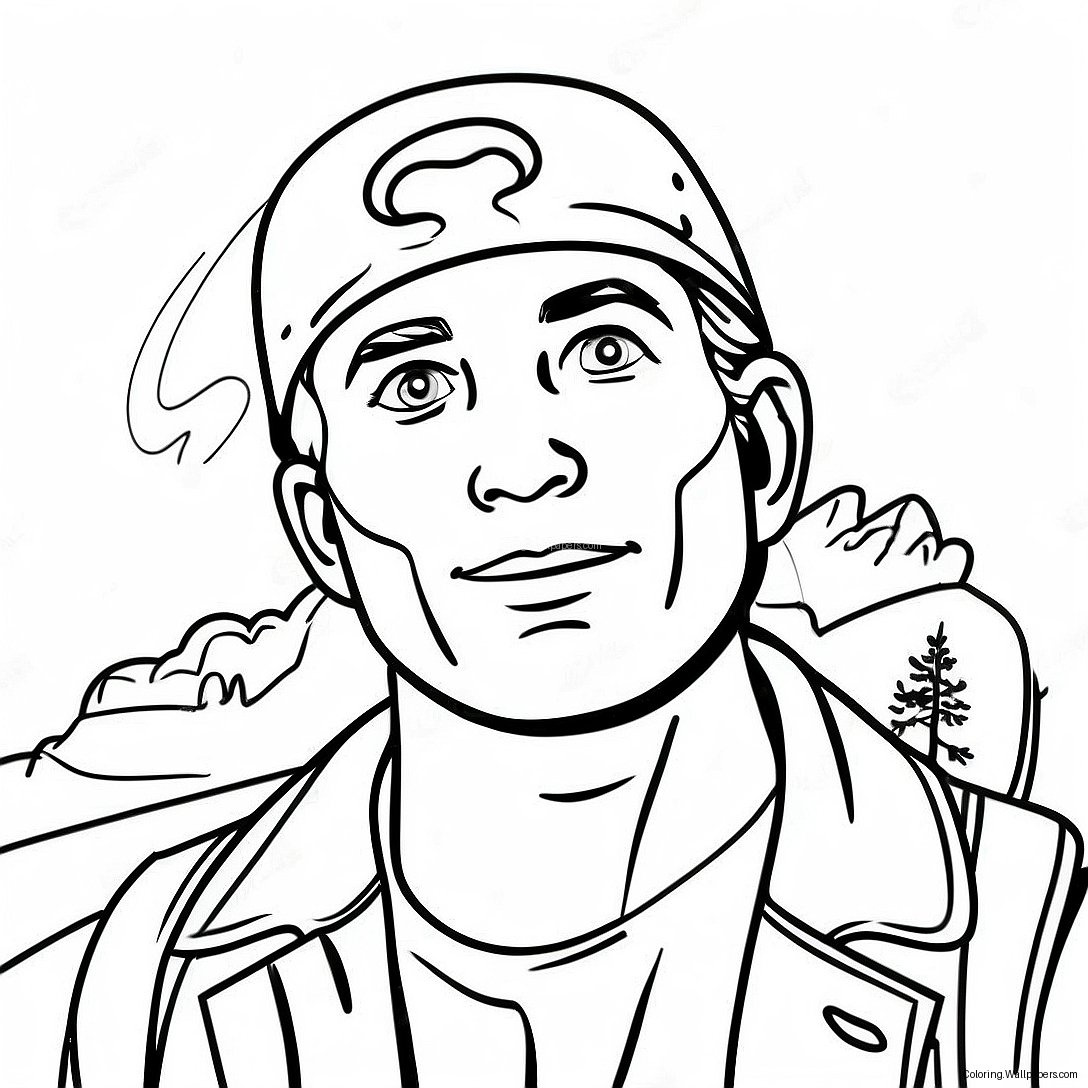 Adventurous Movie Character Coloring Page 31734