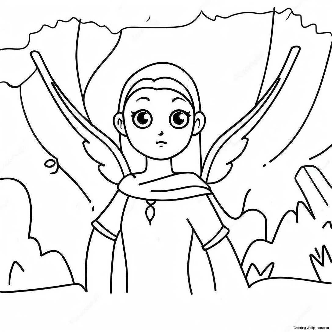 Adventurous Nimona Coloring Page 19244