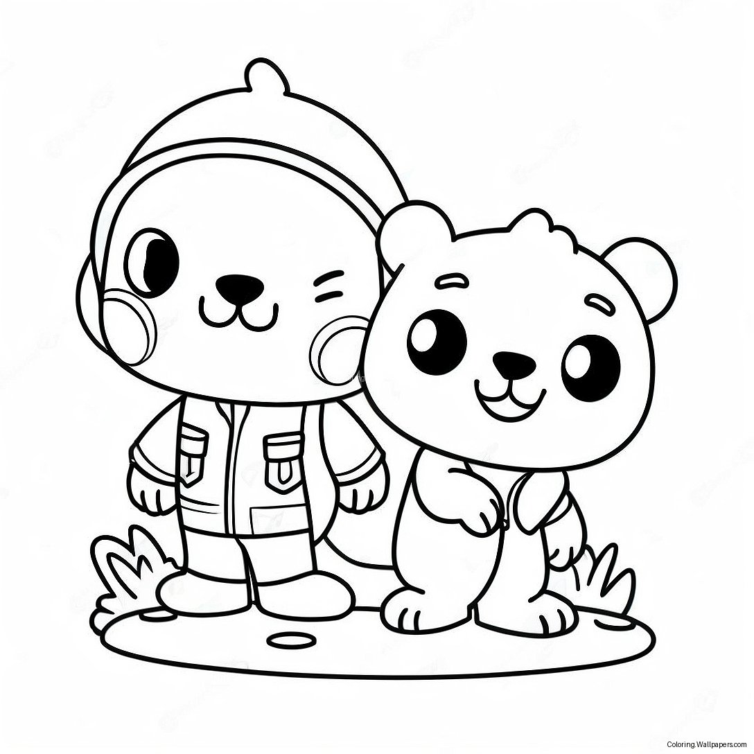 Adventurous Pomni And Jax Coloring Page 18195