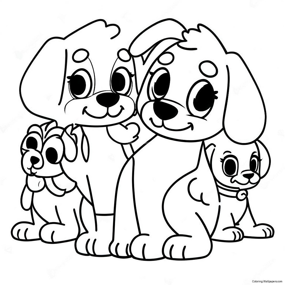 Adventurous Pound Puppies Coloring Page 47724