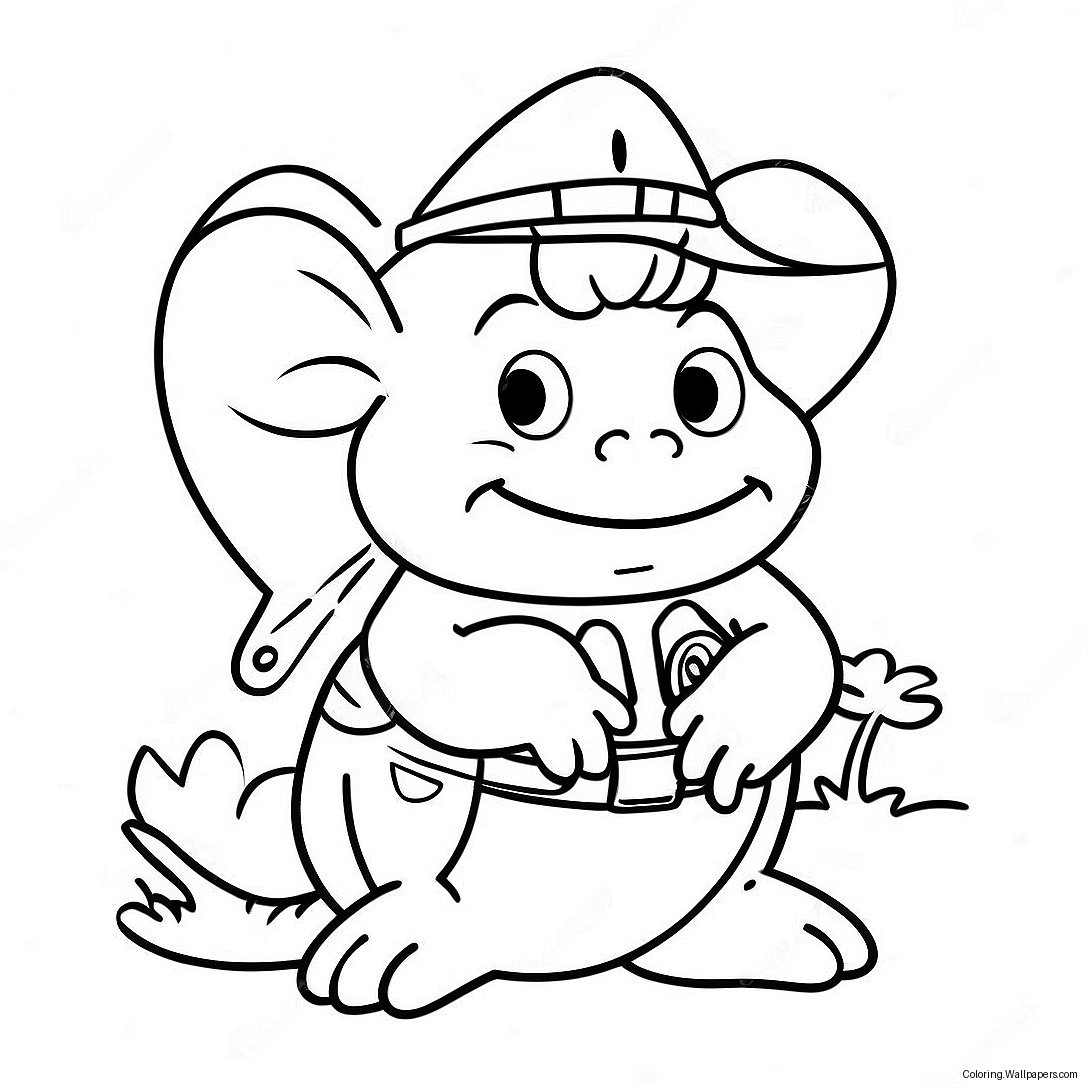 Adventurous Sheriff Toadster Coloring Page 38303