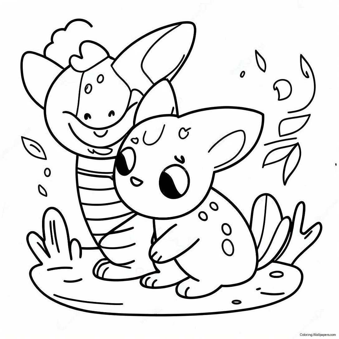 Adventurous Super Pets Coloring Page 29271