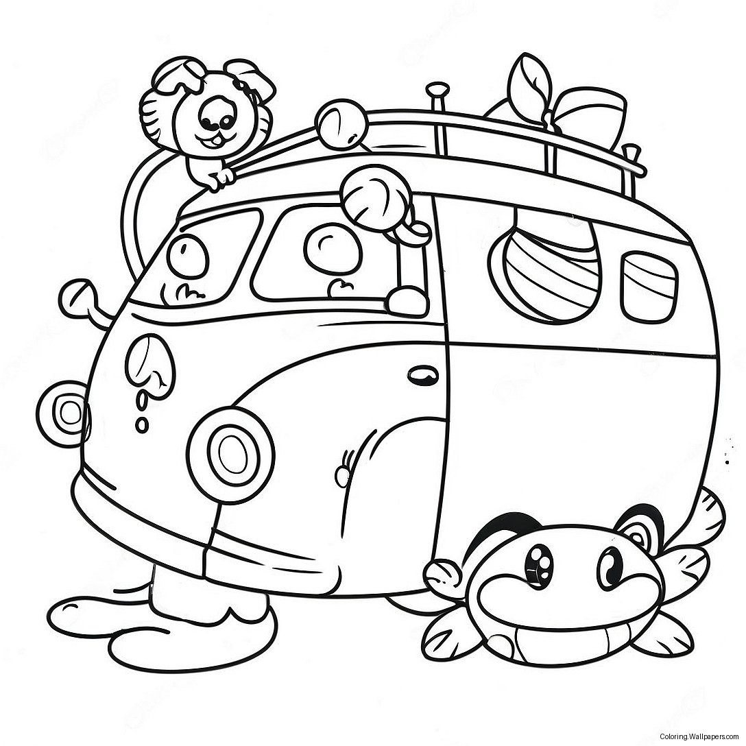 Adventurous Tle Characters Coloring Page 23781