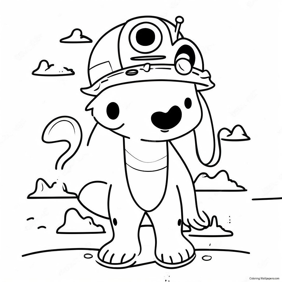 Adventurous Toodles Coloring Page 19084