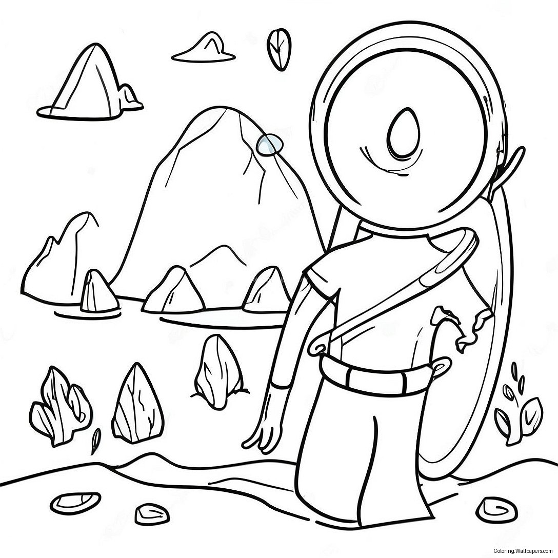 Página Para Colorear De Exploración Del Mundo Aventurera 46039