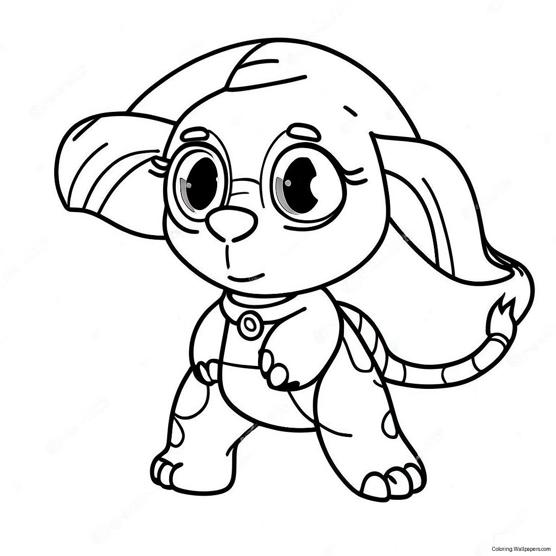 Adventurous Zuma Coloring Page 12086