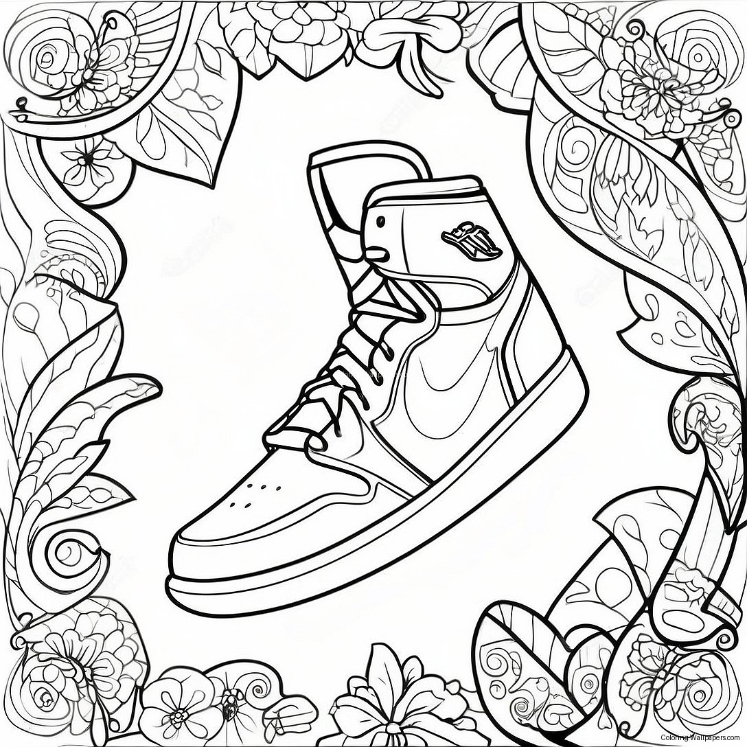 Air Jordan Logo Ausmalbild 14981