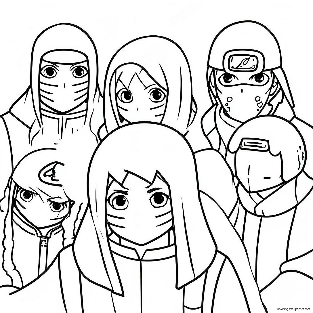 Akatsuki Coloring Page 28787