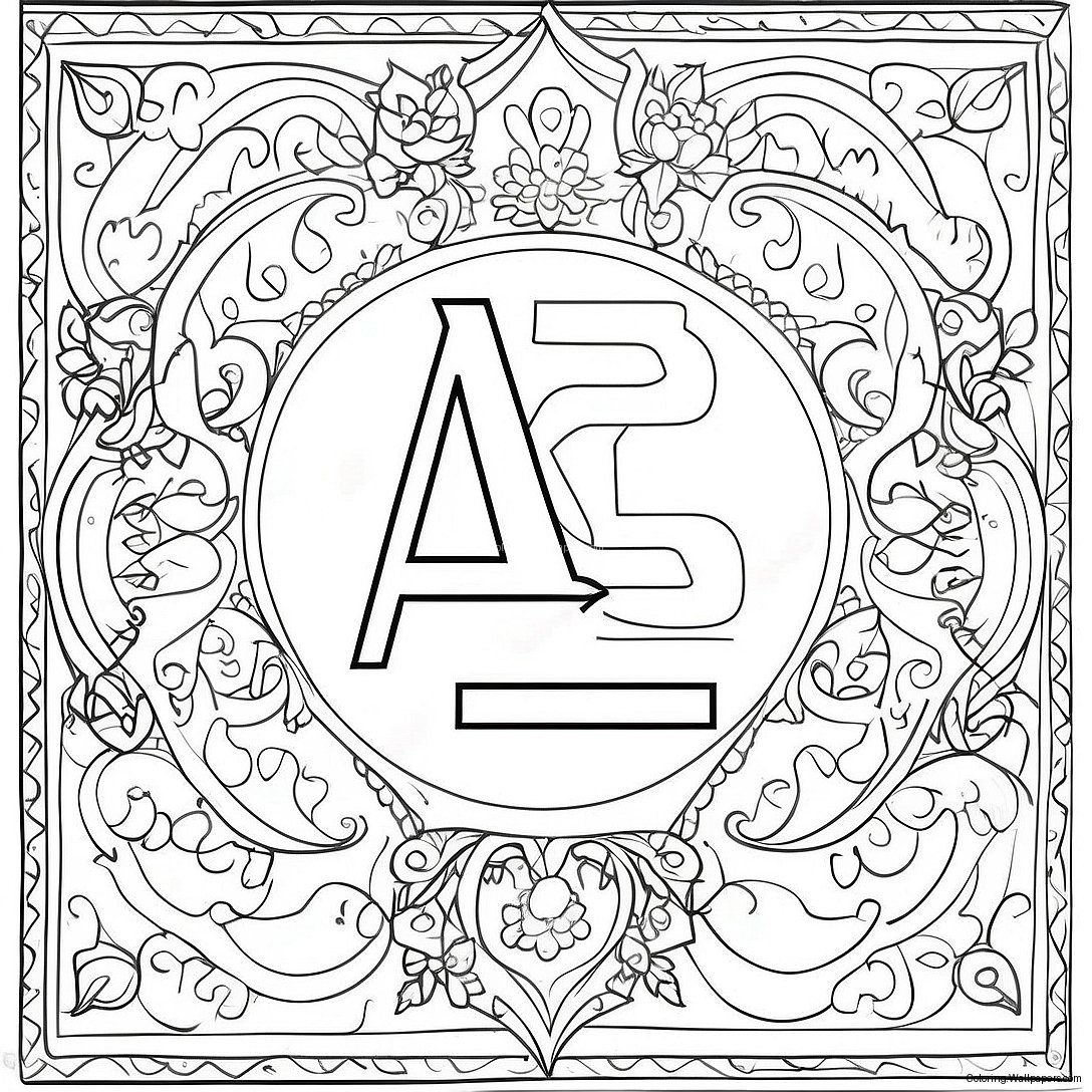 Aleph Bet Coloring Page 33886