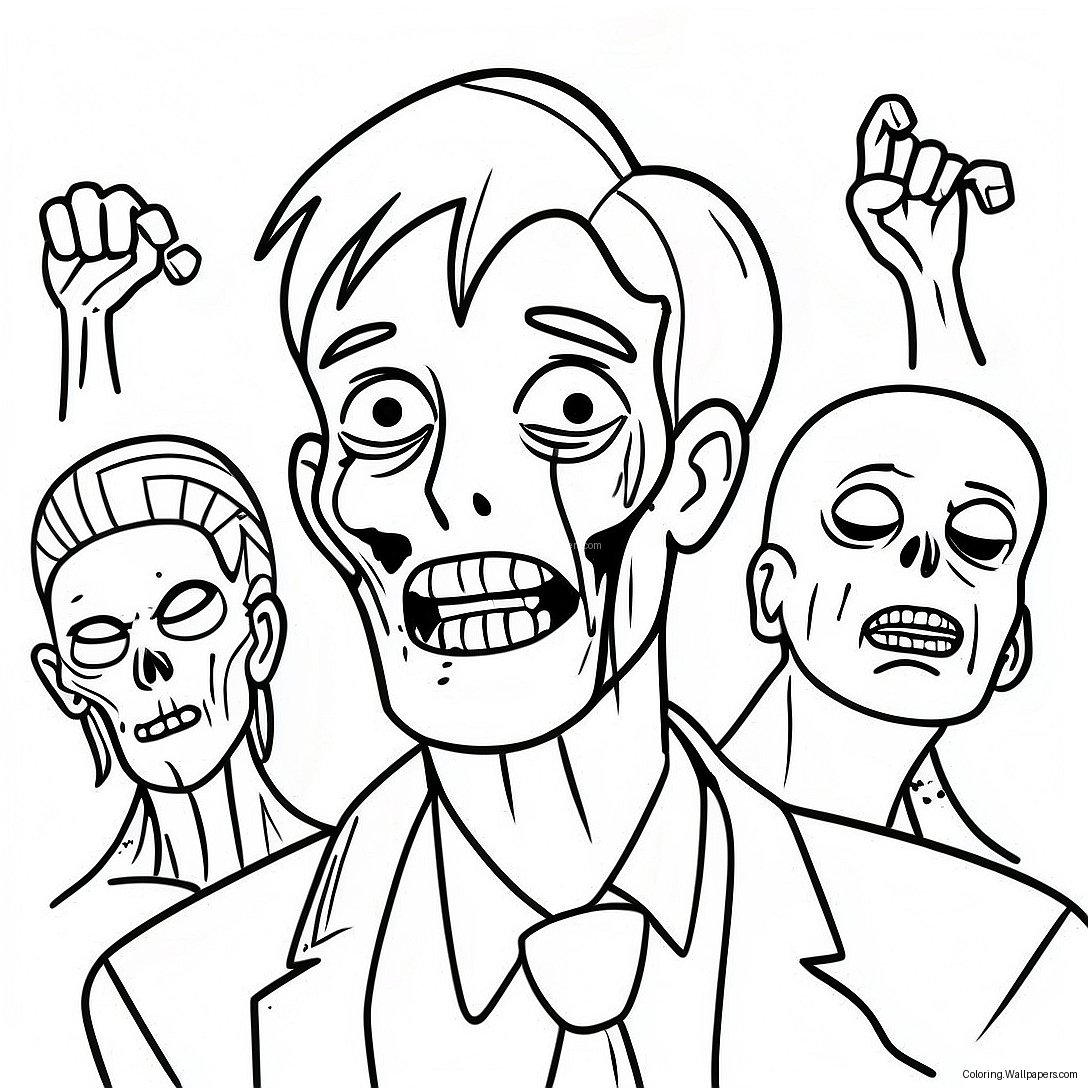 All Of Us Are Dead Zombie Coloring Page 57747