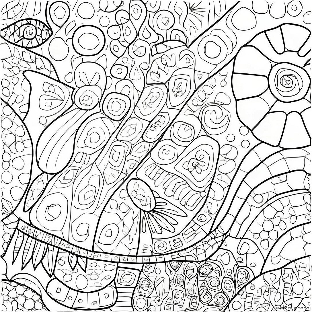 Alma Thomas Abstract Art Coloring Page 48695