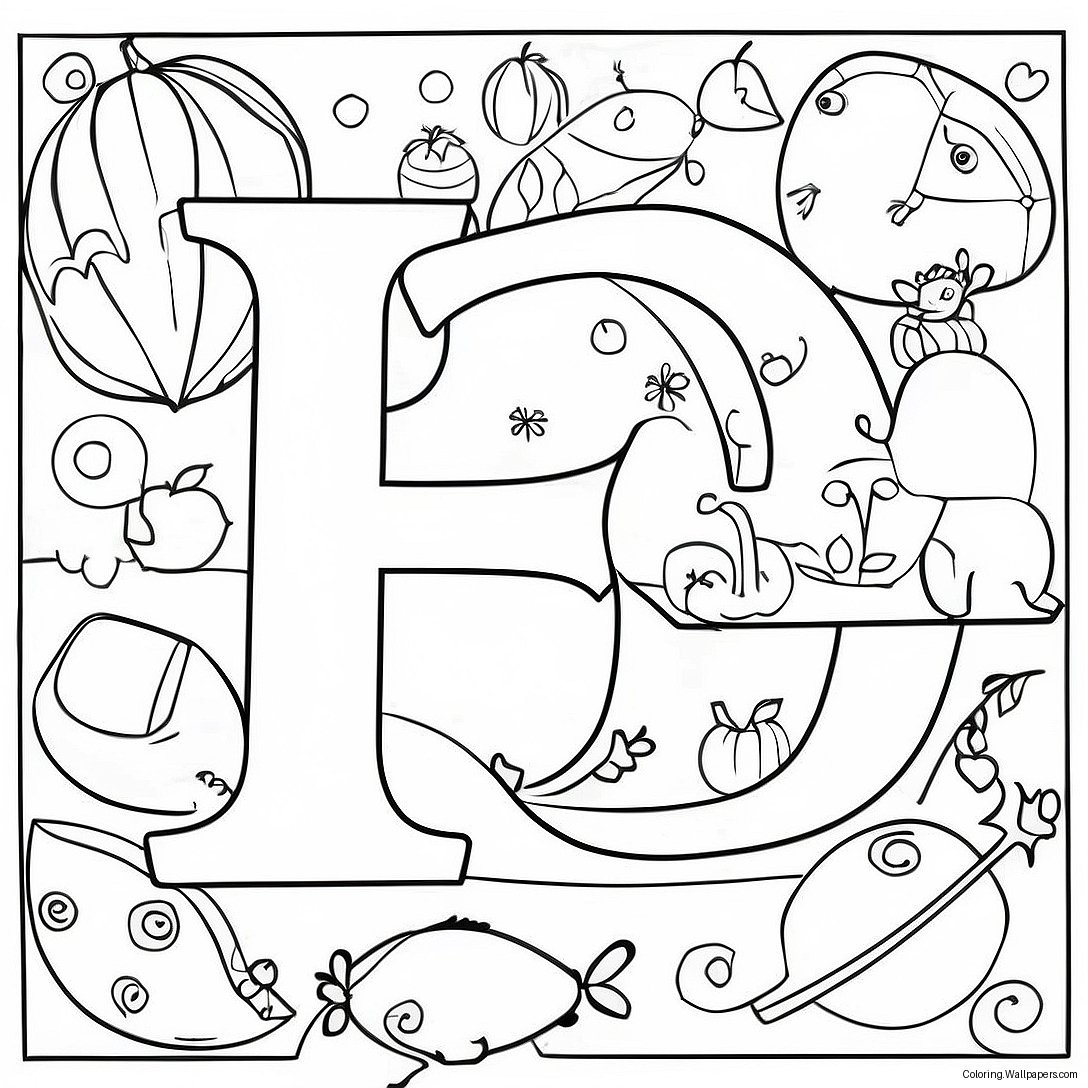 Alphabet Lore A To Z Coloring Page 21754