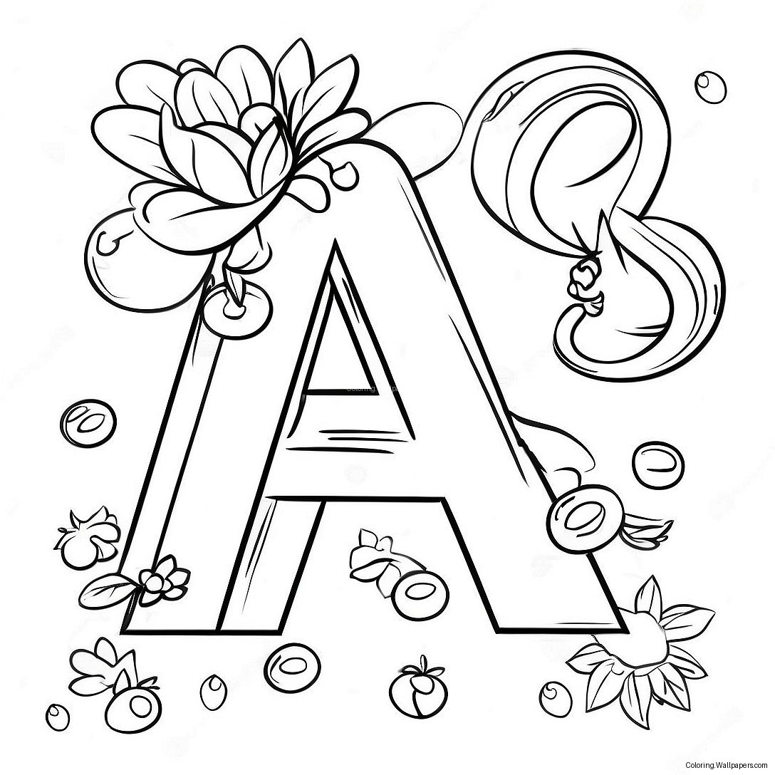 Alphabet Phonics Coloring Page 36108