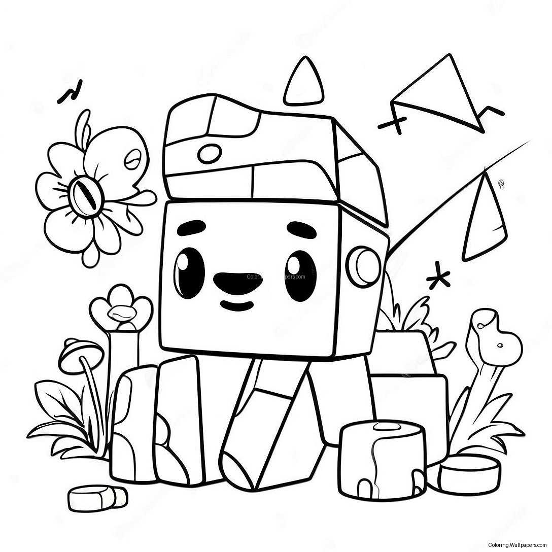 Alphablocks Fun Adventure Coloring Page 8470