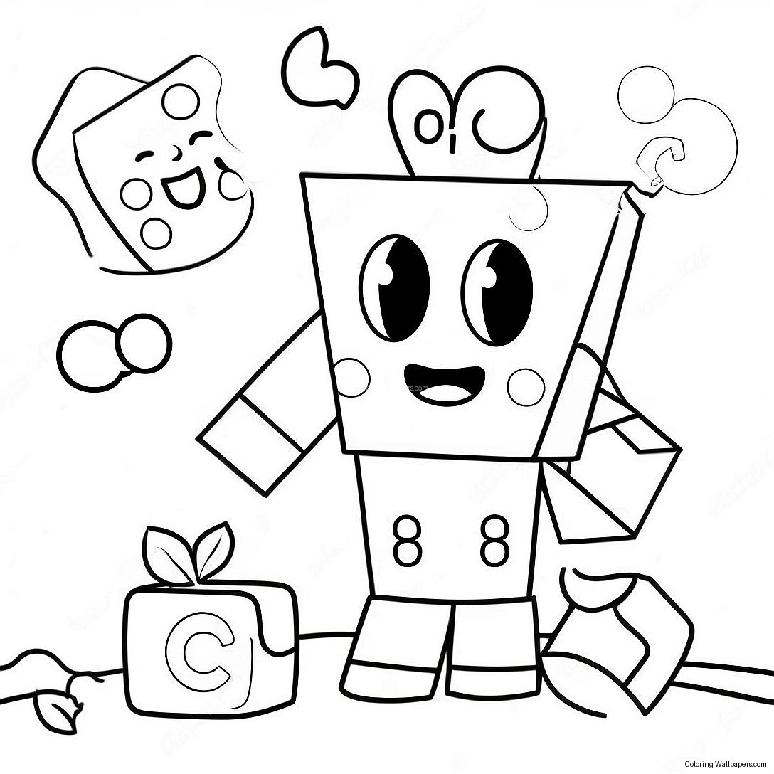 Alphablocks Fun Adventure Coloring Page 8472