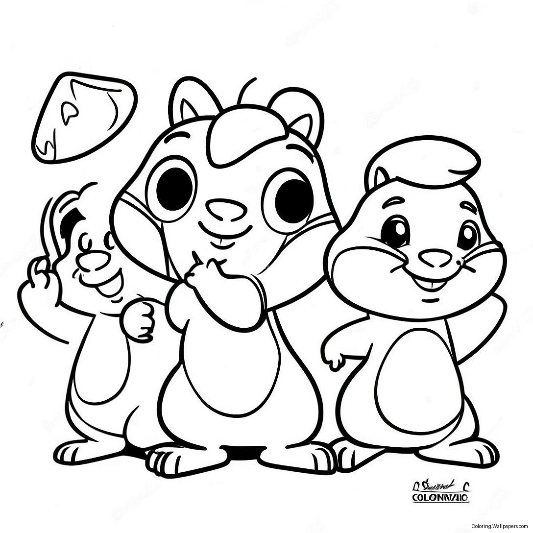 Alvin Und Die Chipmunks Ausmalbild 1257